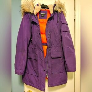 DKNY womens parka coat size S